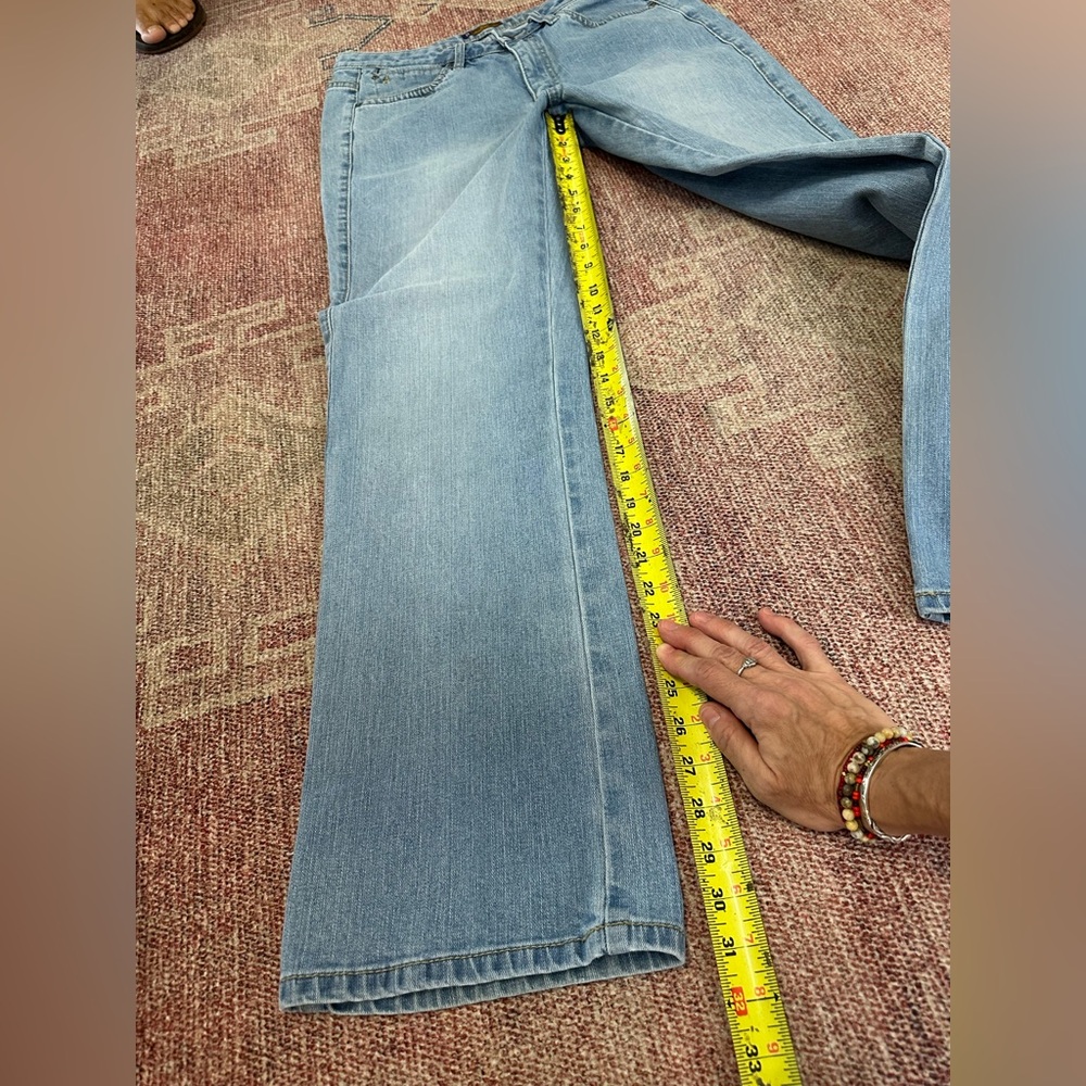 Wrangler Light Blue Women's baby Boot Cut Jeans - Picture 10 of 13